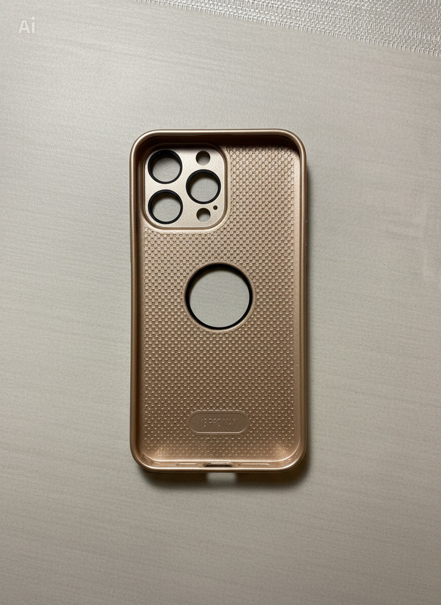 Gold with a Tint of Pink-IPhone 15 Pro Max phone case, iPhone 15 Pro Max MagSafe case